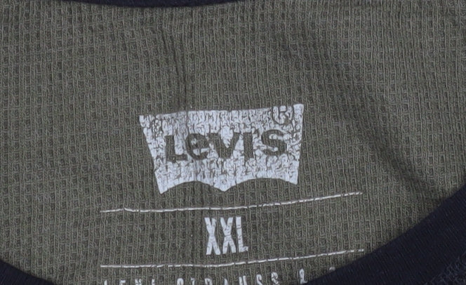 Levi’s Men’s Green 2XL Pullover Sweatshirt with Eagle Logo