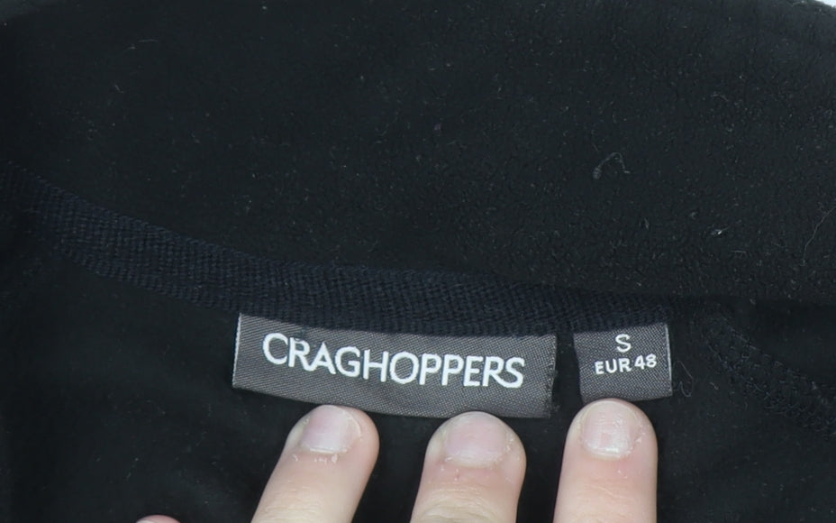 Craghoppers Men's Black Fleece 1/2 Zip Pullover Sweatshirt Size S