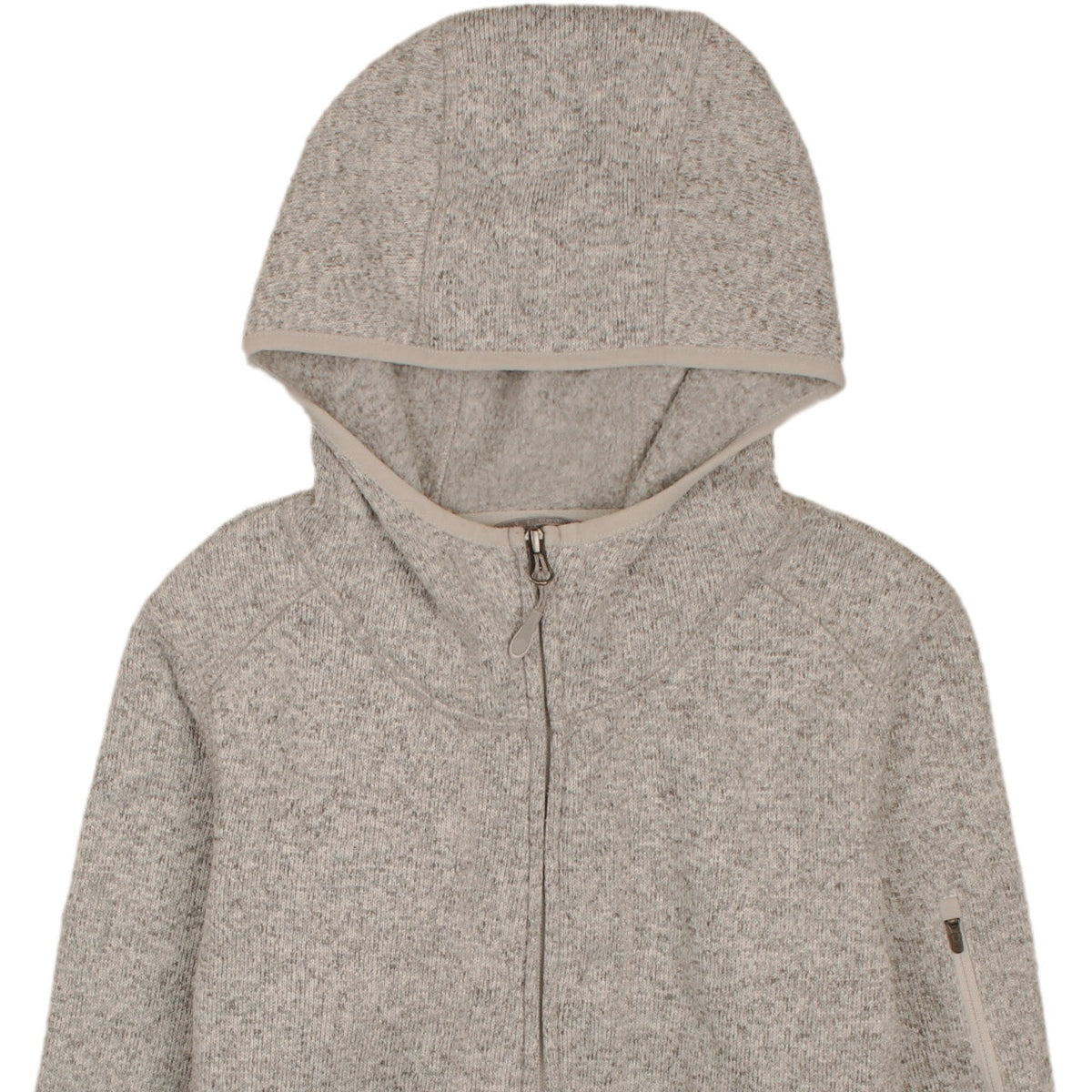 L.L. Bean Unisex Grey Full Zip Hoodie M Regular Polyester