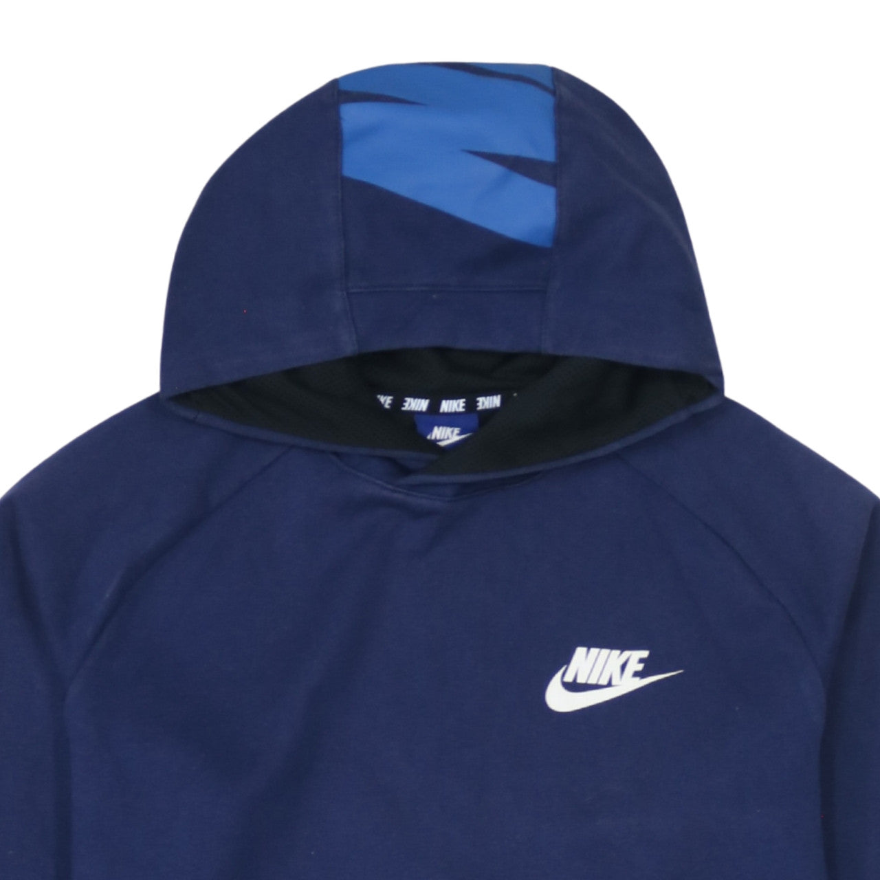 Nike Men's Blue Pullover Hoodie M Regular Fit Sportswear