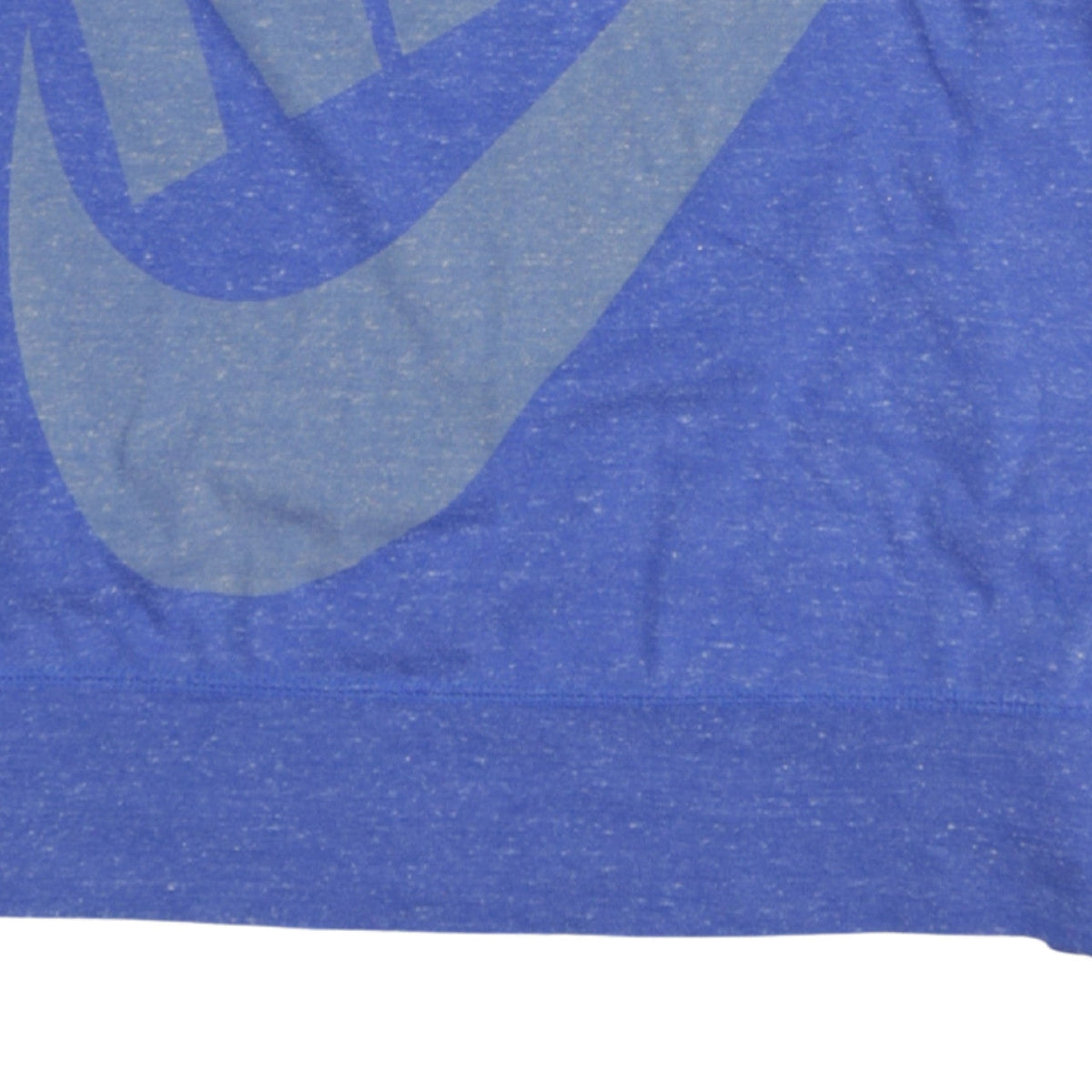 Nike Women Blue XL Pullover Sweatshirt Crew Neck Logo Cotton Blend