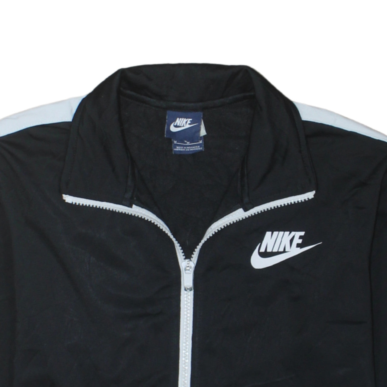Nike Men's Black Full Zip Collared Sweatshirt M Sportswear