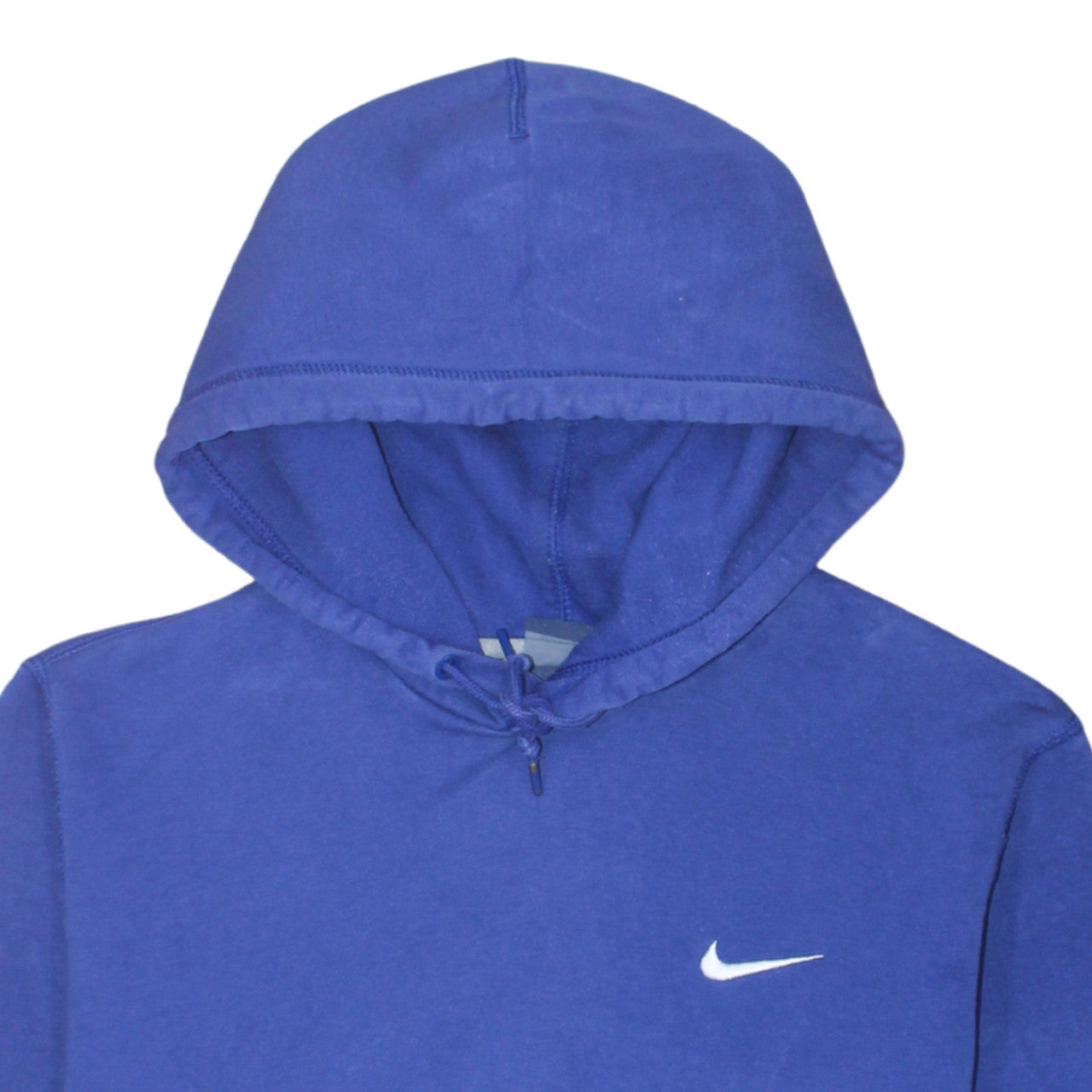 Nike Men’s Blue Pullover Hoodie Medium Fleece Logo Sportswear