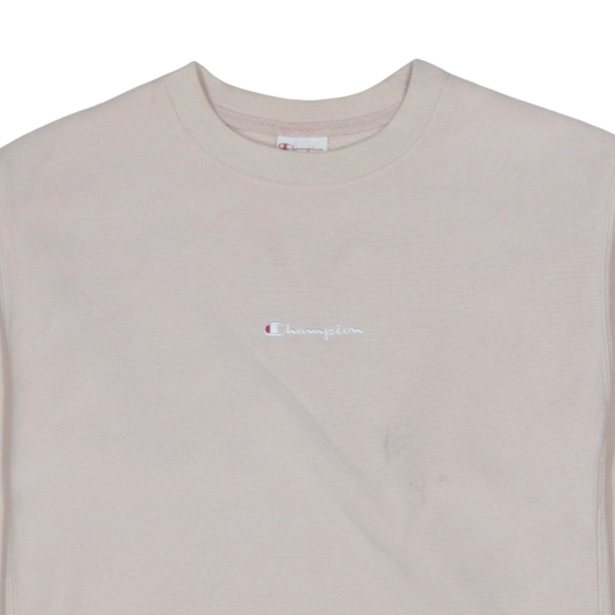 Champion Women's Beige Small Reverse Weave Pullover Sweatshirt