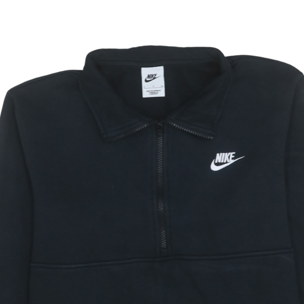 Nike Men's Black Small 1/2 Zip Pullover Sweatshirt