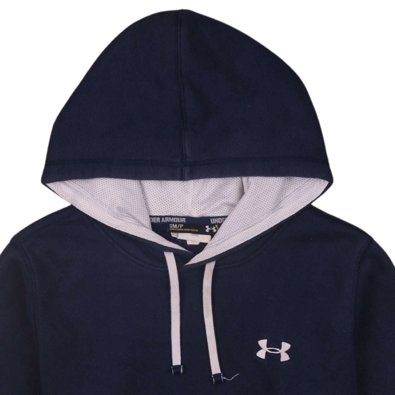 Under Armour Men's Blue Pullover Hoodie Small Relaxed Fit Sportswear