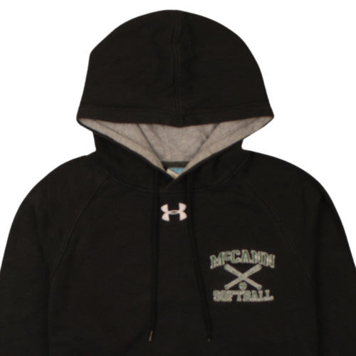 Under Armour Men's Black Pullover Hoodie Size S McCann Softball Sports