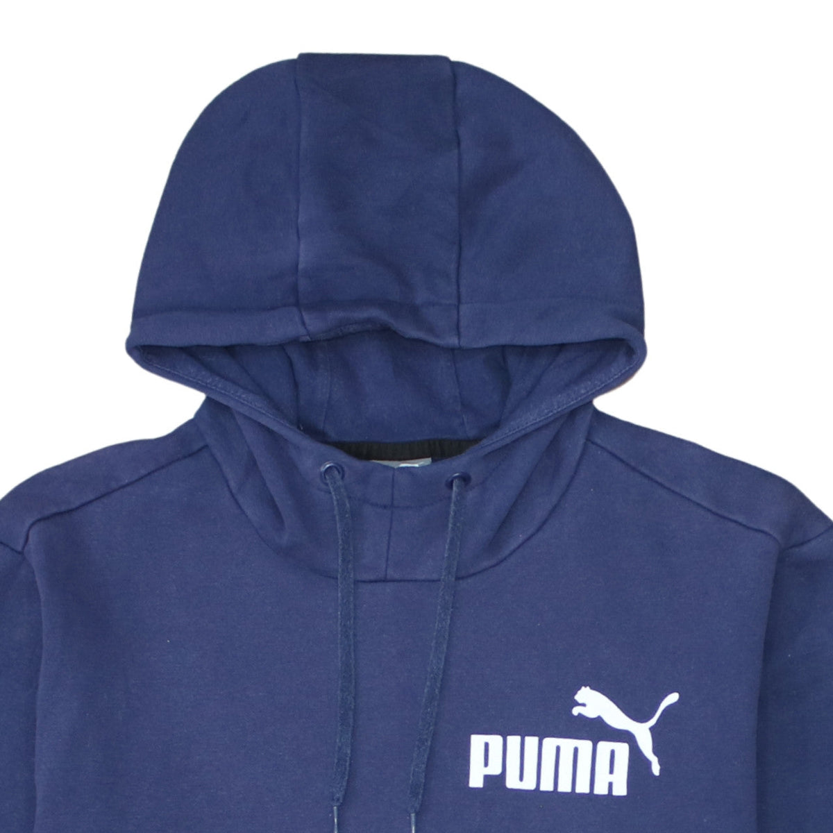 Puma Men Blue Pullover Hoodie L Regular Fleece Sportswear