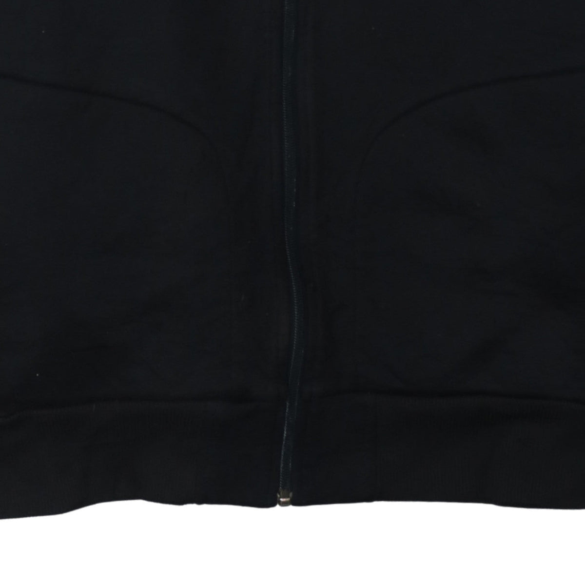 Puma Men's Black XL Full Zip Hoodie with Logo Print