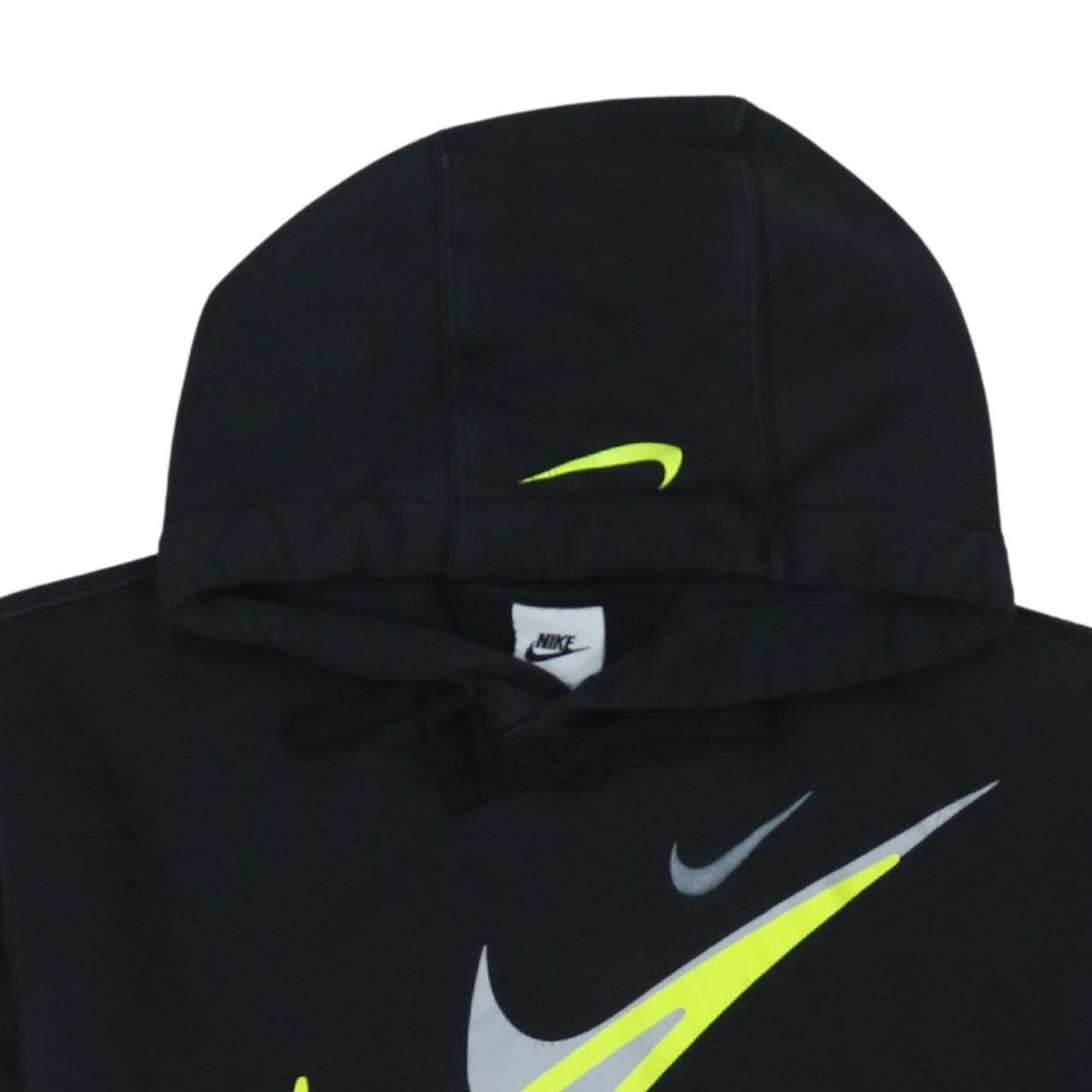 Nike Men's Black XS Pullover Hoodie Fleece Graphic Logo Sweatshirt