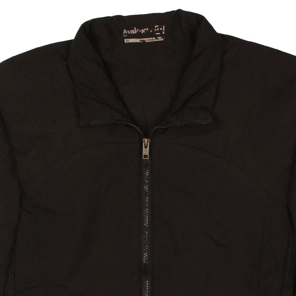 Avalanche Men Black XL Full Zip Lightweight Jacket