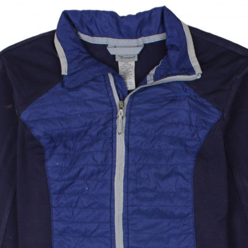 Champion Womens Blue Full Zip Lightweight Track Jacket S
