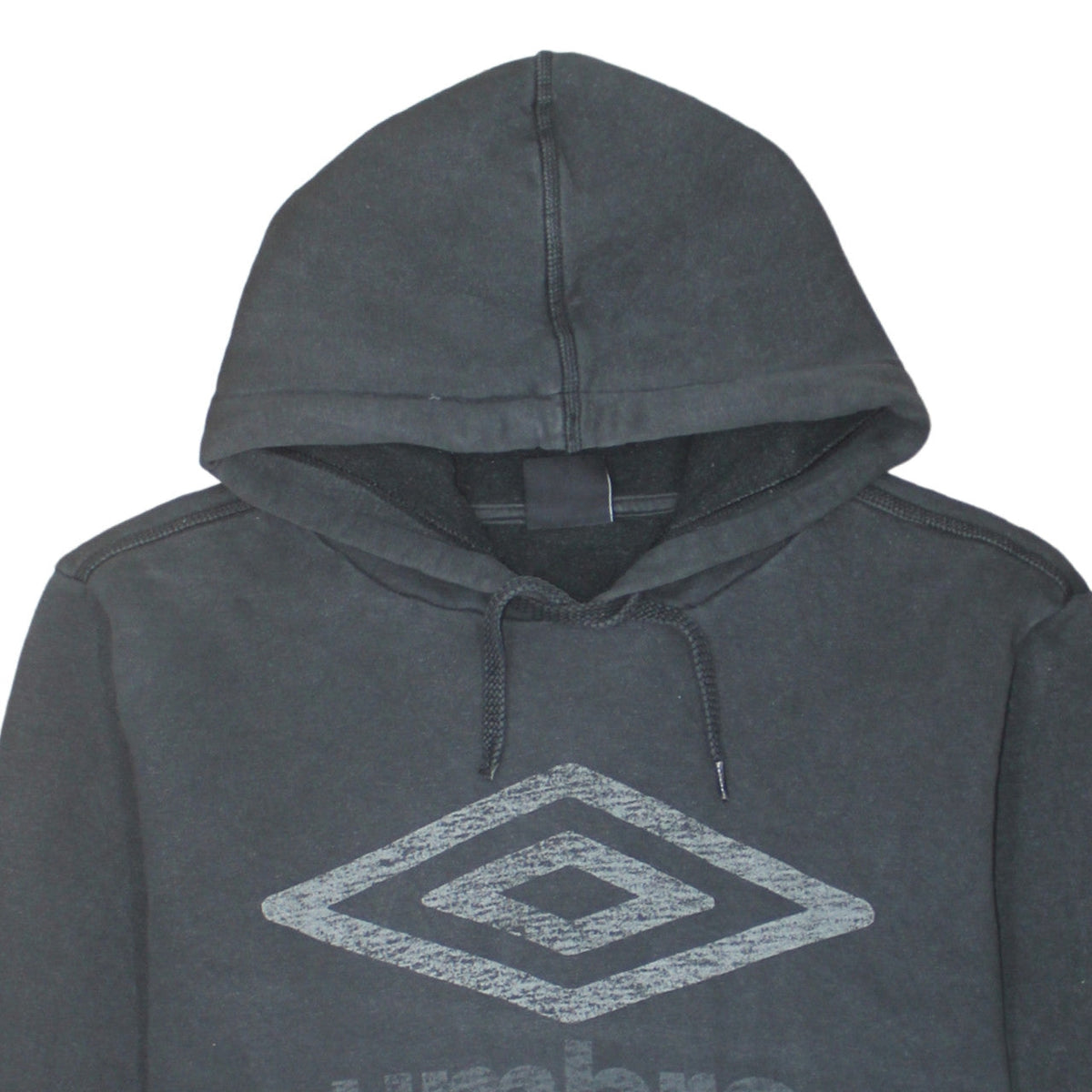 Umbro Men's Black XL Pullover Hoodie with Logo Sports Fleece