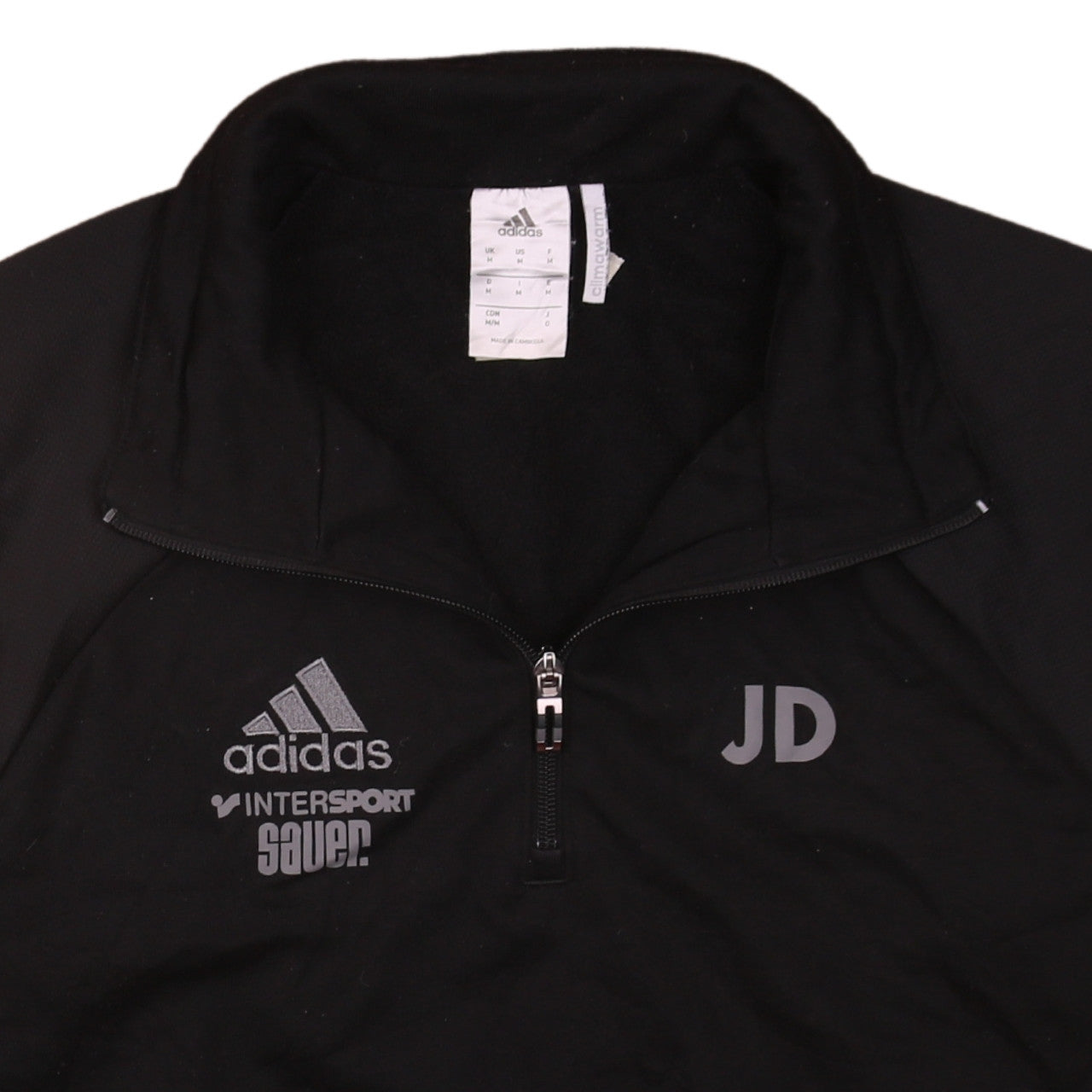 Adidas Men’s Black 1/2 Zip ClimaWarm Sweatshirt M Sports Top