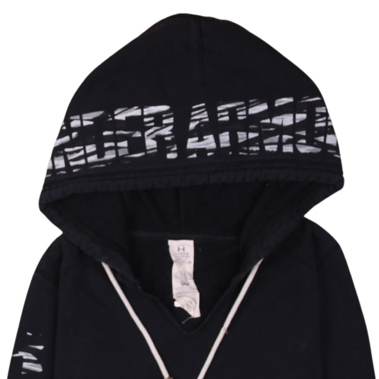 Under Armour Womens Black Pullover Hoodie Size L ColdGear Fleece