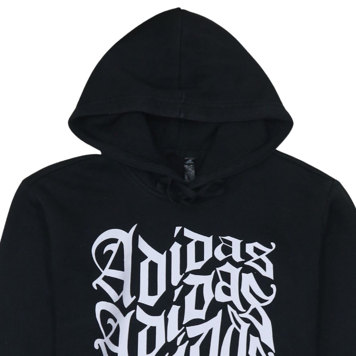 Adidas Men's Black Pullover Hoodie Small Graphic Print Sportswear