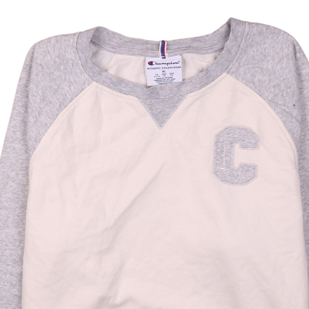 Champion Men's Grey XL Crew Neck Pullover Sweatshirt