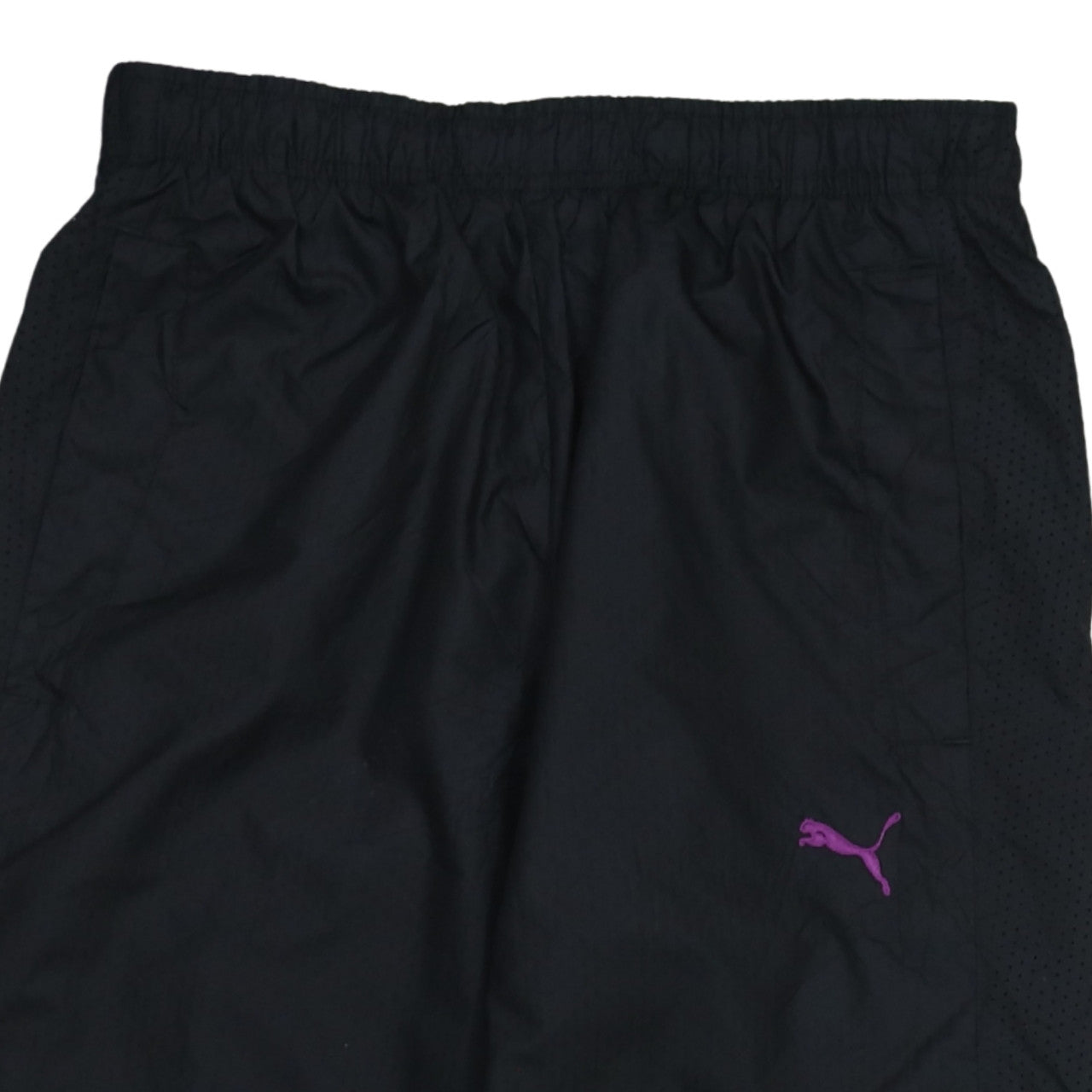 Puma Men's Black Windbreaker Sports Trousers Size S