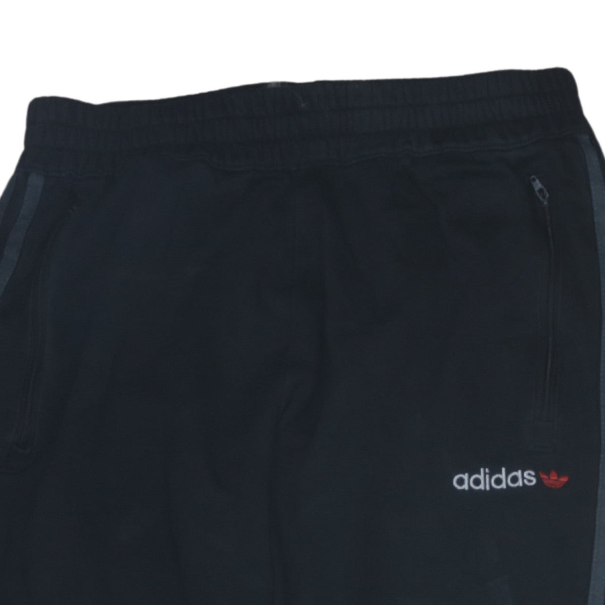 adidas Men's Black Jogger Trousers Size M Regular Fit Fleece