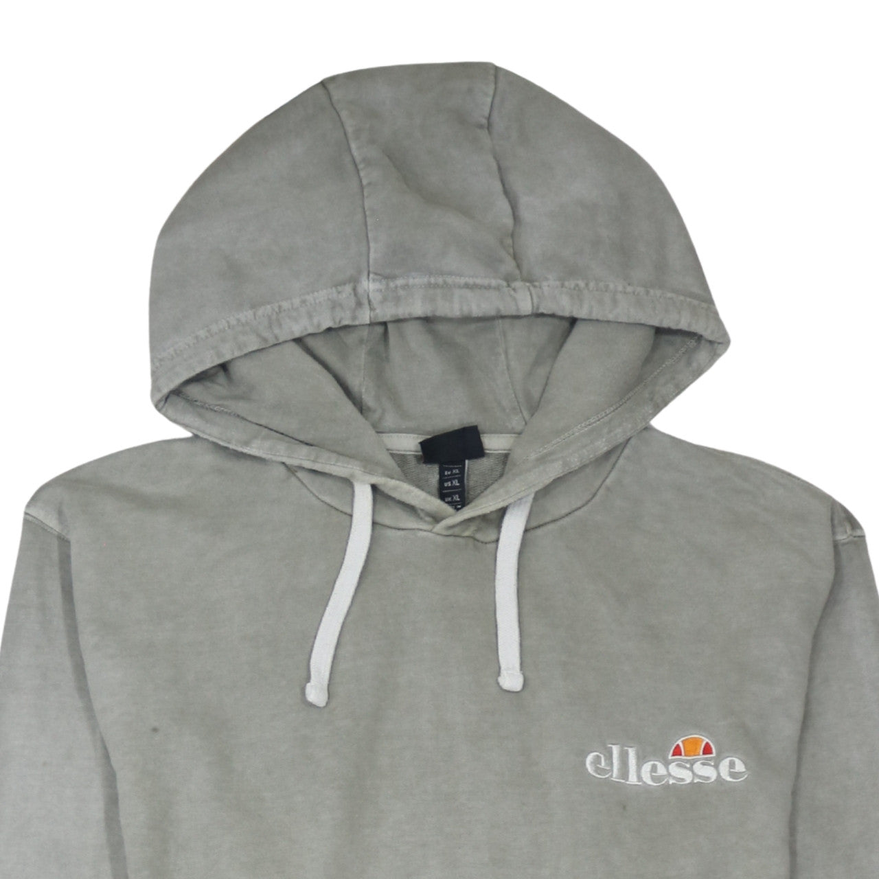 Ellesse Men’s Grey Pullover Hoodie XL Regular Fit Cotton