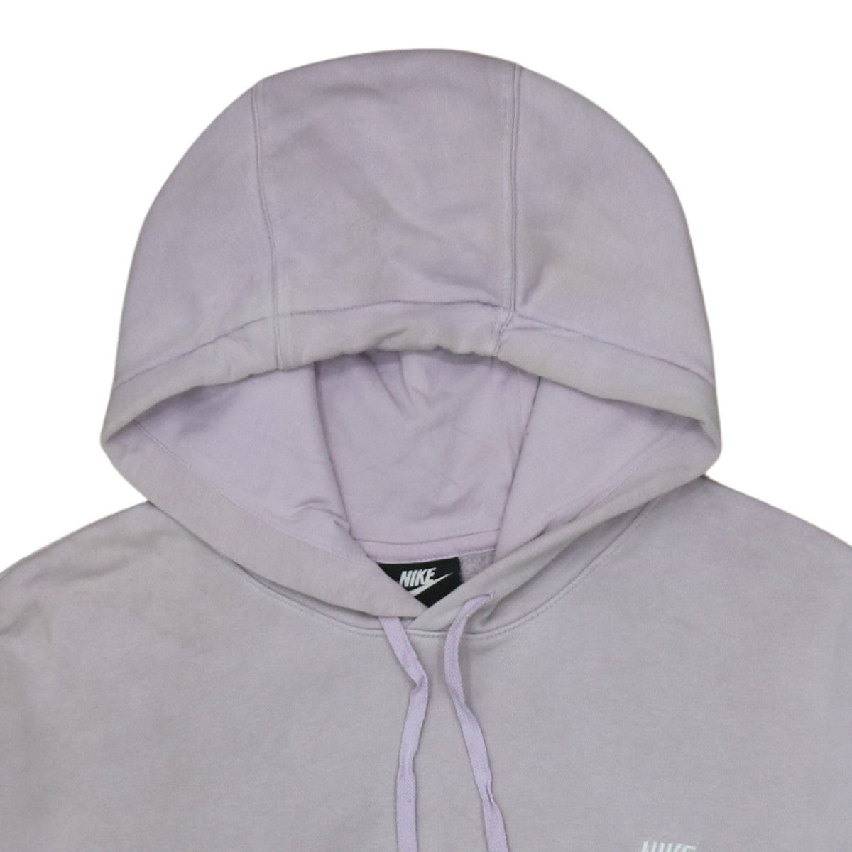 Nike Womens Lilac Pullover Hoodie XXL Relaxed Fit Cotton Blend