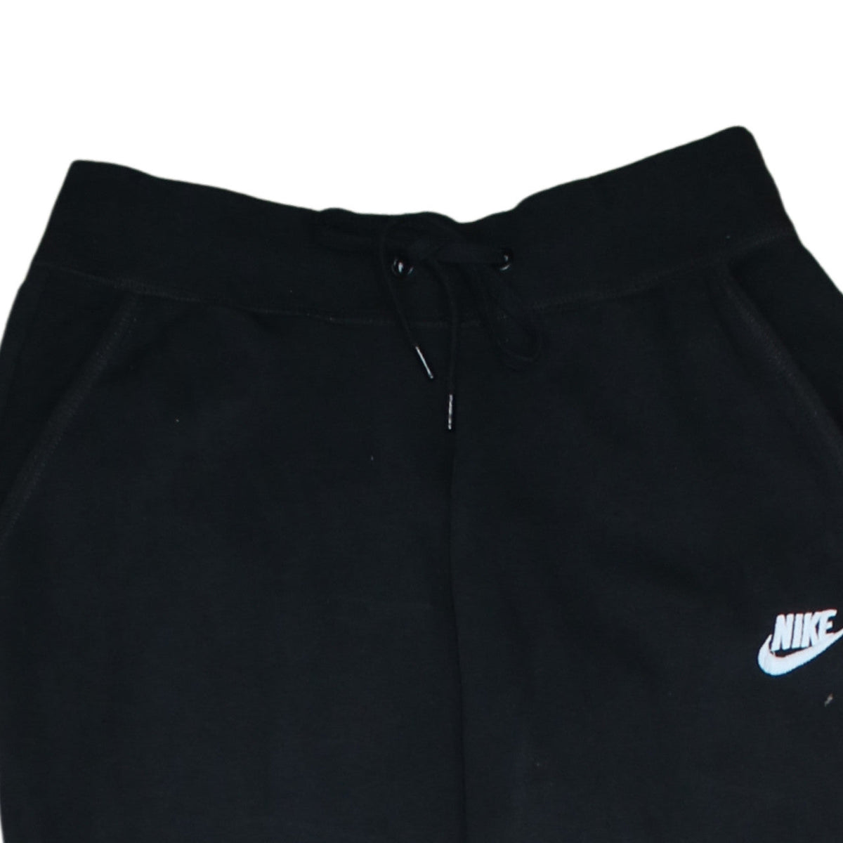 Nike Mens Black Jogger Trousers Size S Regular Fit Fleece Sweatpants