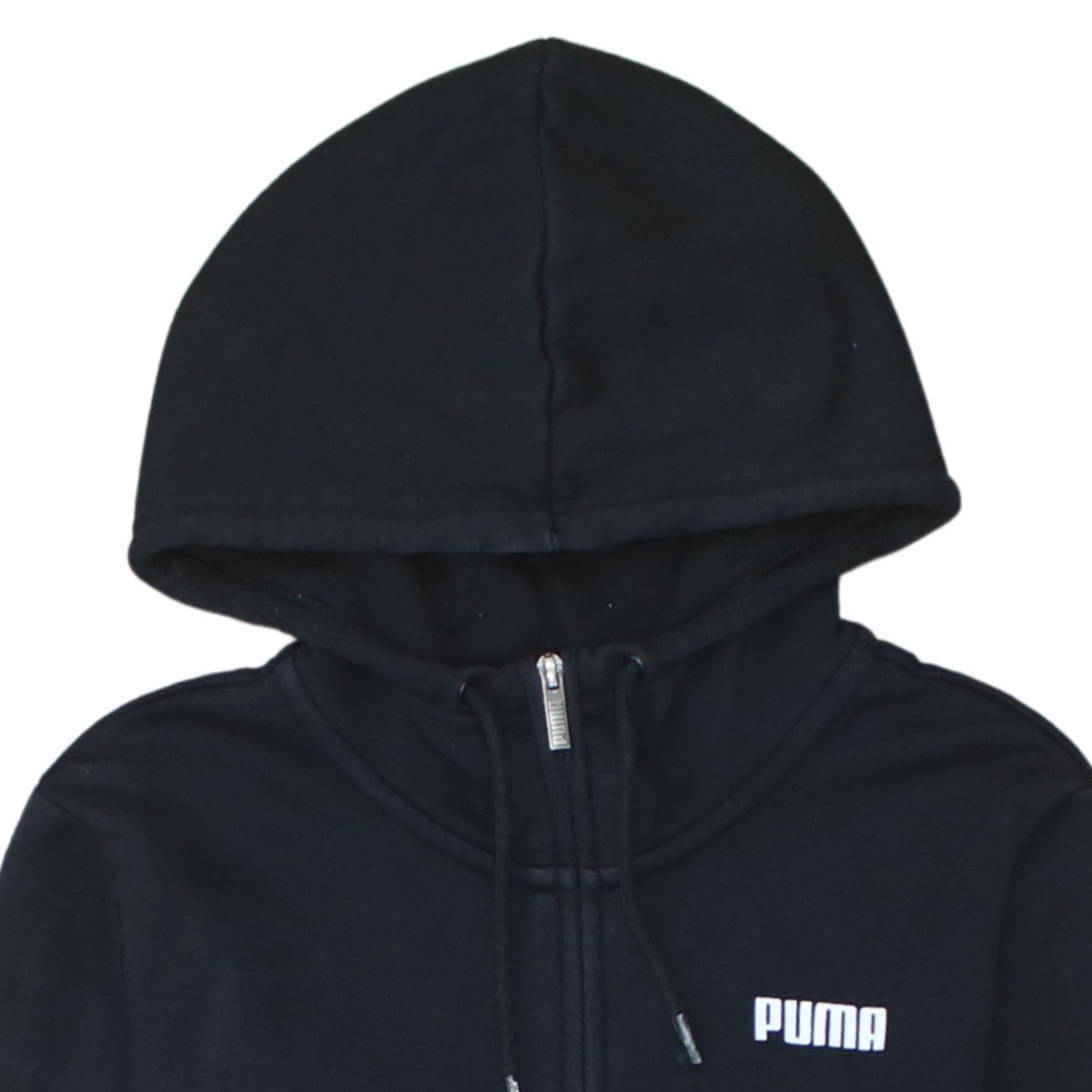 Puma Women's Black Size 12 Full Zip Hoodie Sweatshirt