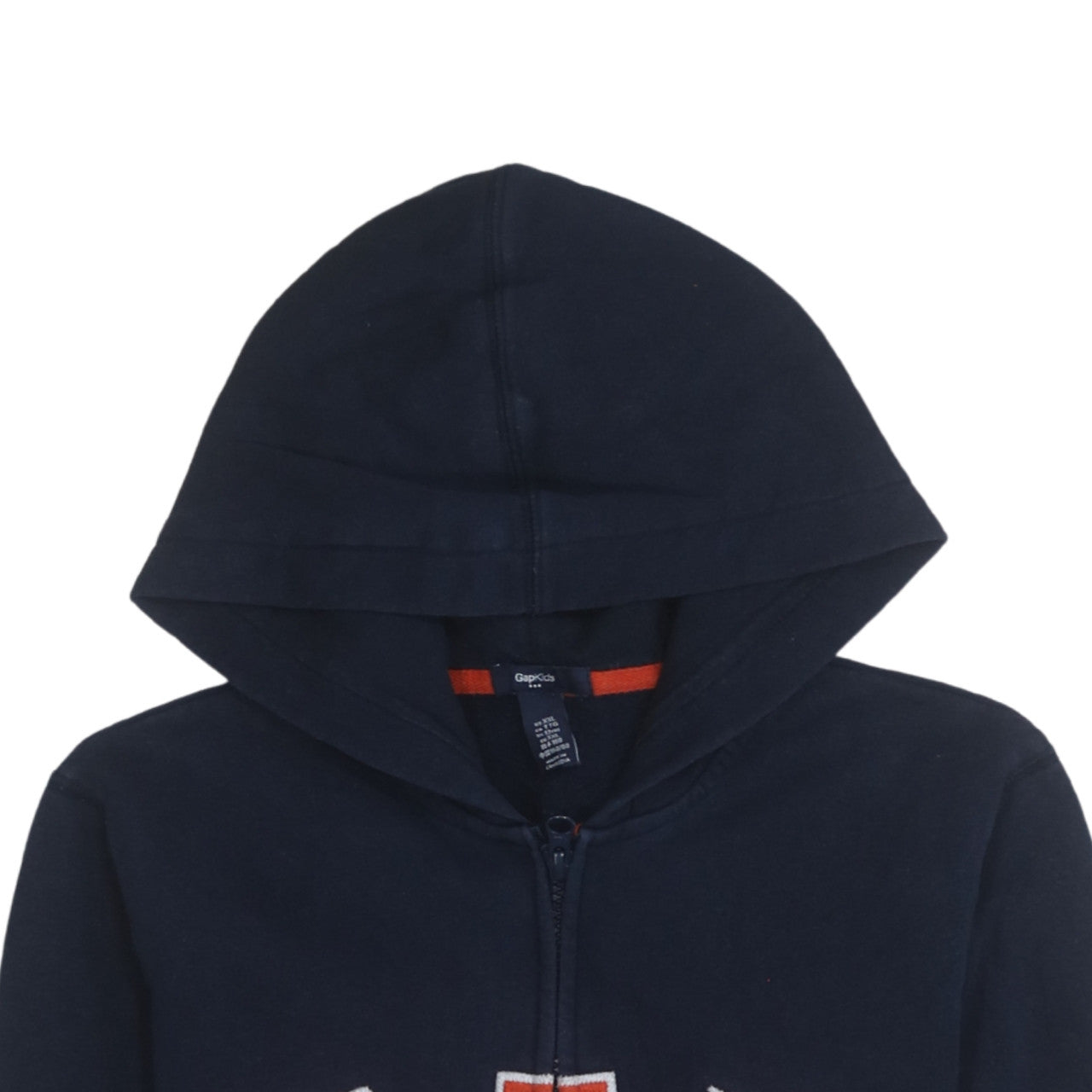 GAP Boys Blue Full Zip Hoodie Logo Sweatshirt Age 13-14 Years