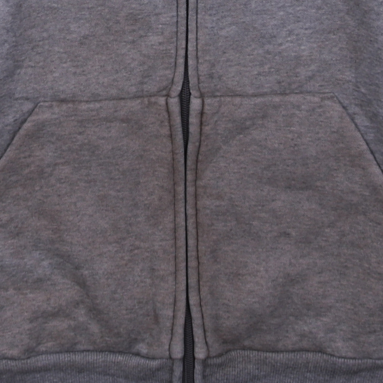 Puma Mens Grey Full Zip Hoodie M Regular Graphic Fleece Sweatshirt