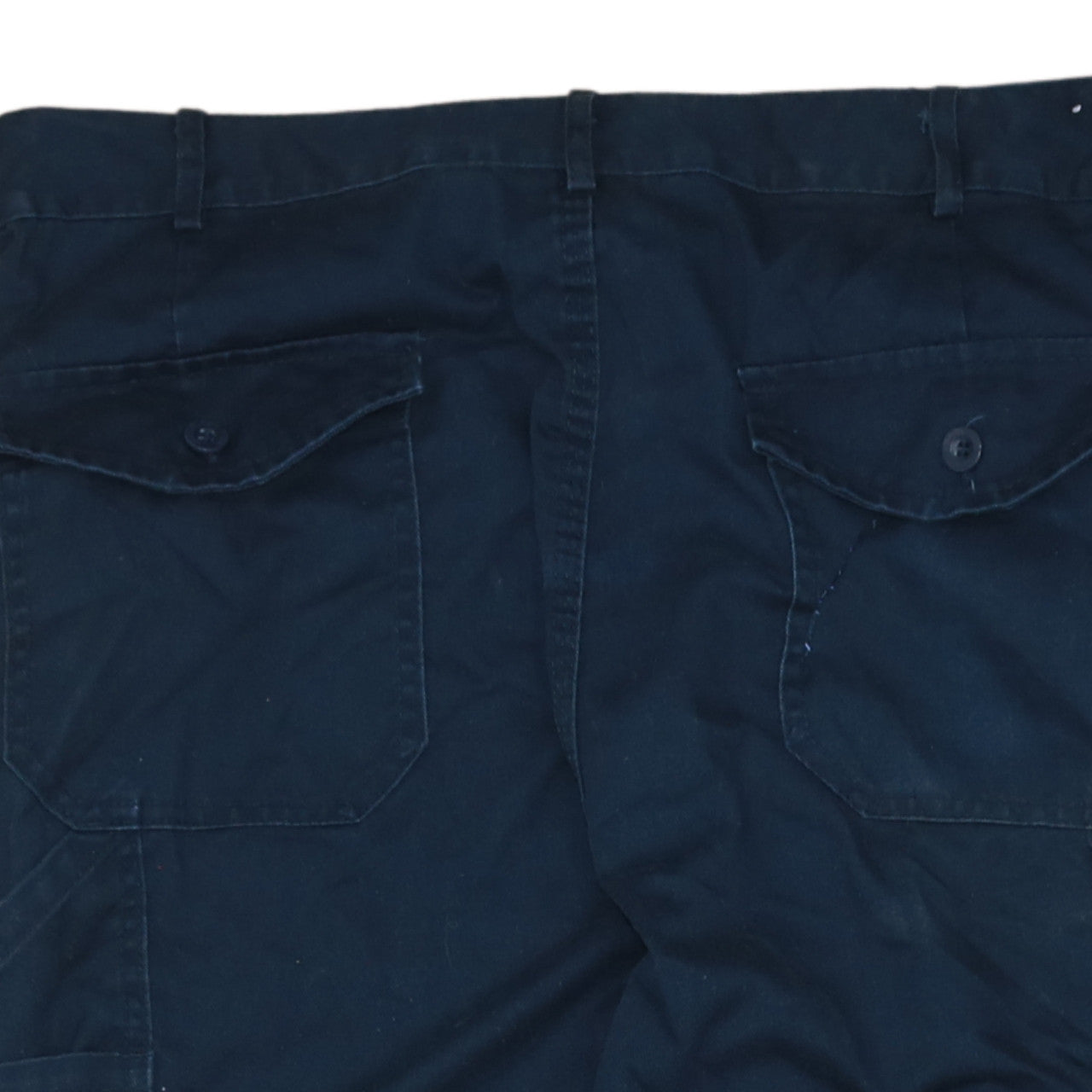 Dickies Men’s Blue Cargo Work Trousers 34R Cotton Regular Fit