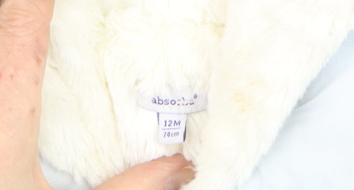 Absorba Unisex Baby Blue Hooded Puffer Snowsuit 12 Months Winter Warm