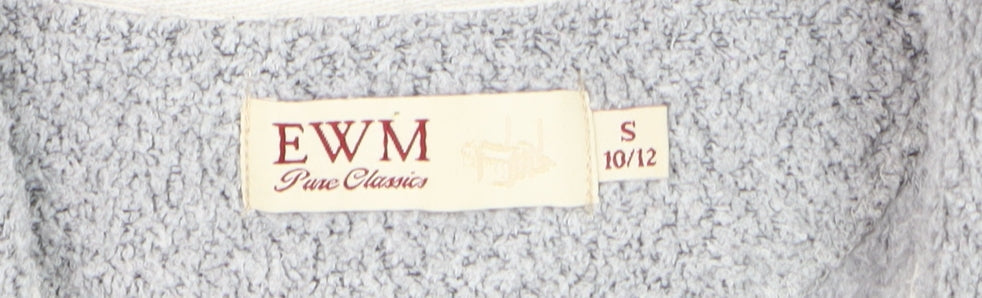EWM Pure Classics Women's Grey Fleece Waistcoat Size S 10/12
