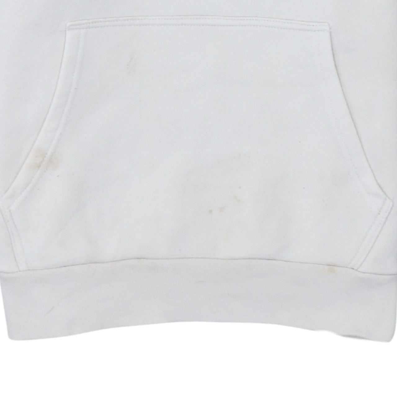 Diesel Womens White Pullover Hoodie Medium Cotton Logo Casual