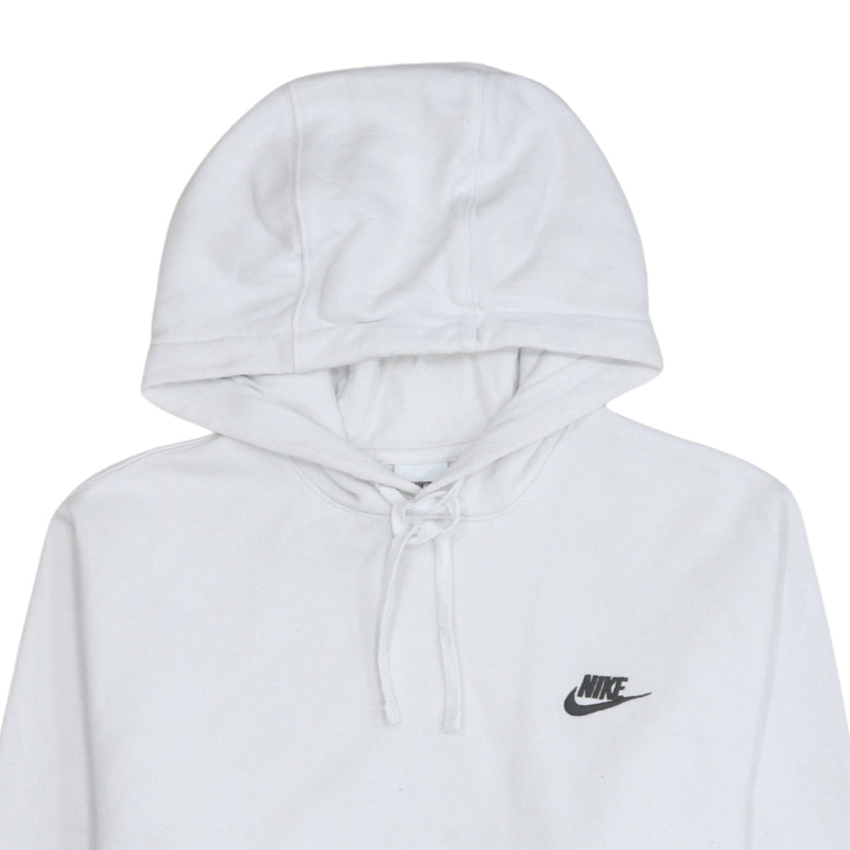 Nike Men's White Pullover Hoodie Size S Lightweight Fleece