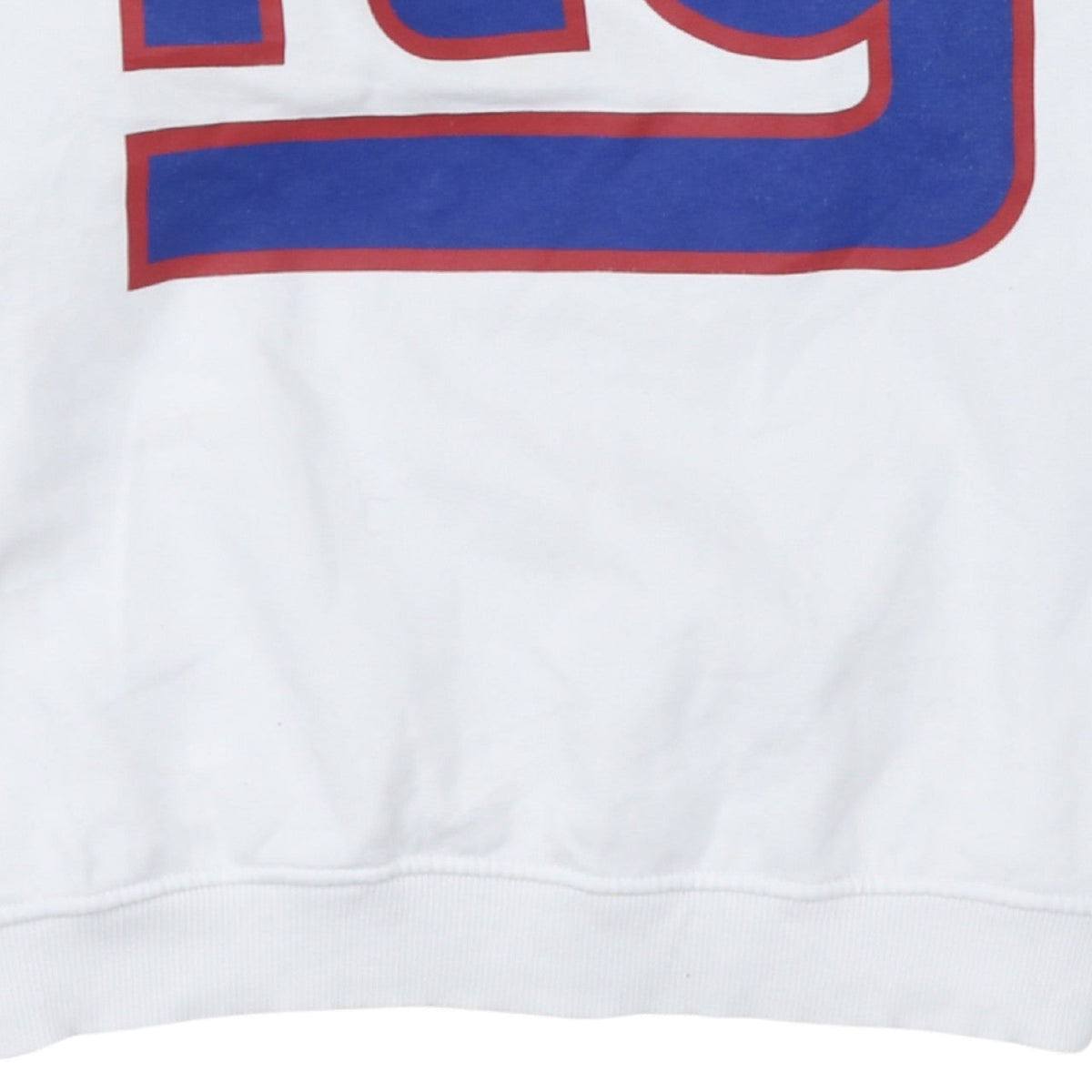 Primark NFL Giants White Cotton Sweatshirt Women S 10/12 Crew Neck Pullover