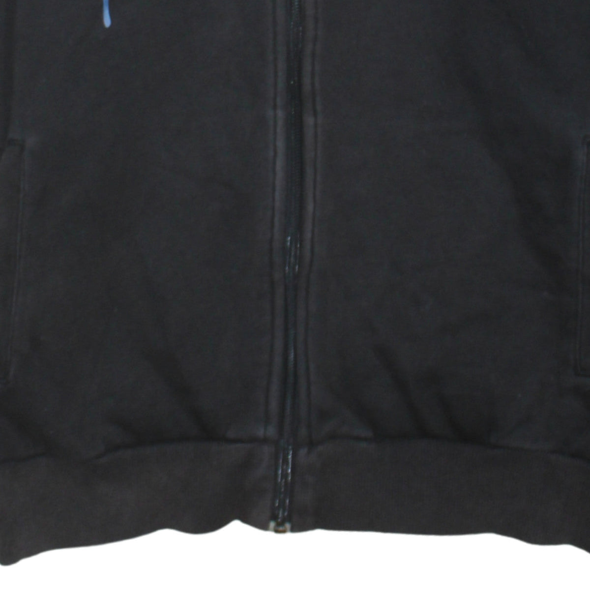 Puma Boys Black Full Zip Hoodie Size 14 Graphic Print Fleece Lined