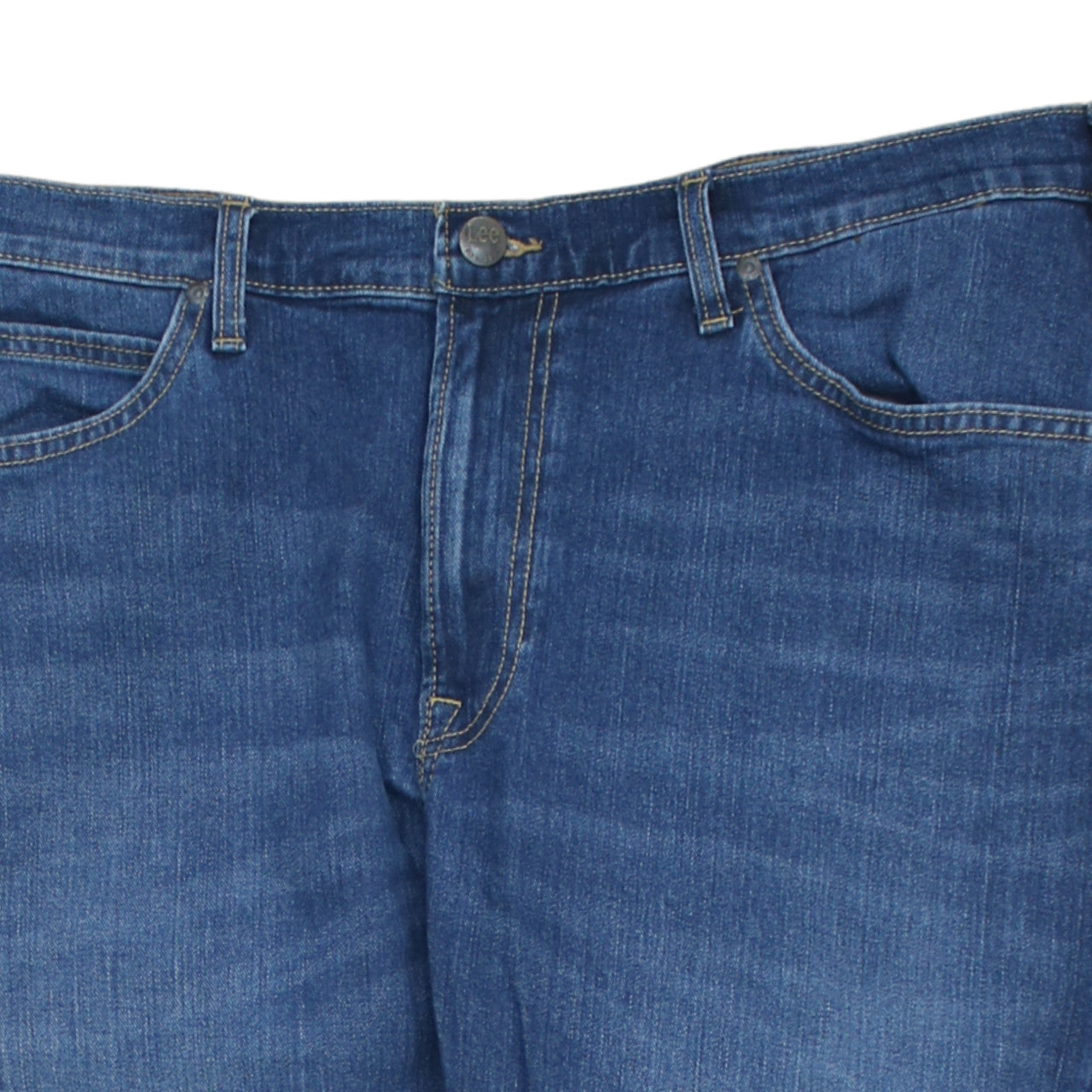 Lee Daren Zip Fly Men's Blue Straight Leg Jeans W38 L32