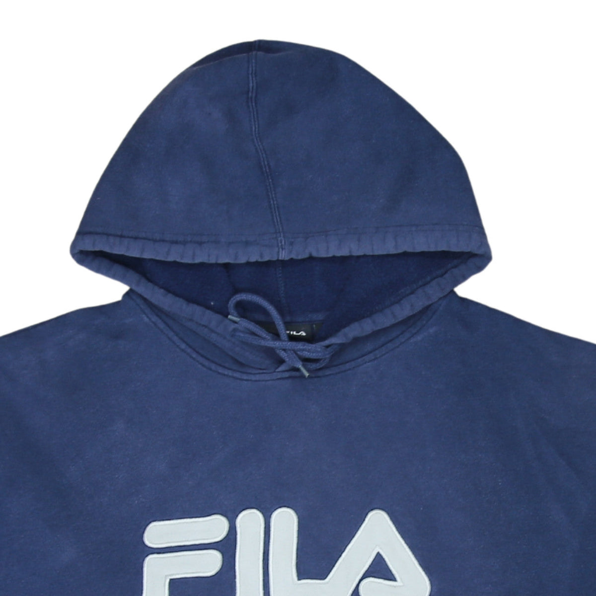 Fila Mens Blue Pullover Hoodie XL Logo Sports Sweatshirt