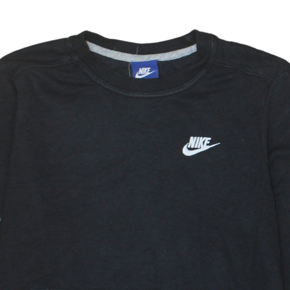 Nike Women’s Black Small Pullover Sweatshirt with Logo Pocket