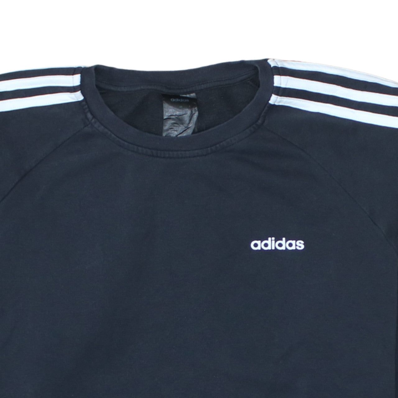 Adidas Women's Black Crew Neck Pullover Sweatshirt Size M Classic Fit