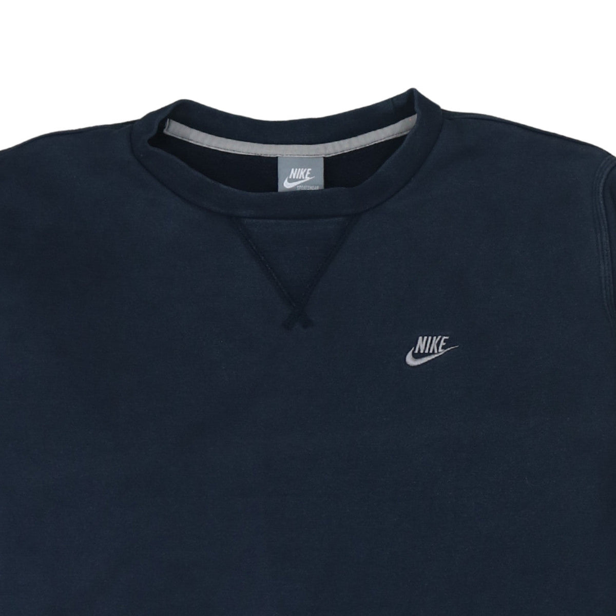 Nike Mens Blue Crew Neck Pullover Sweatshirt L