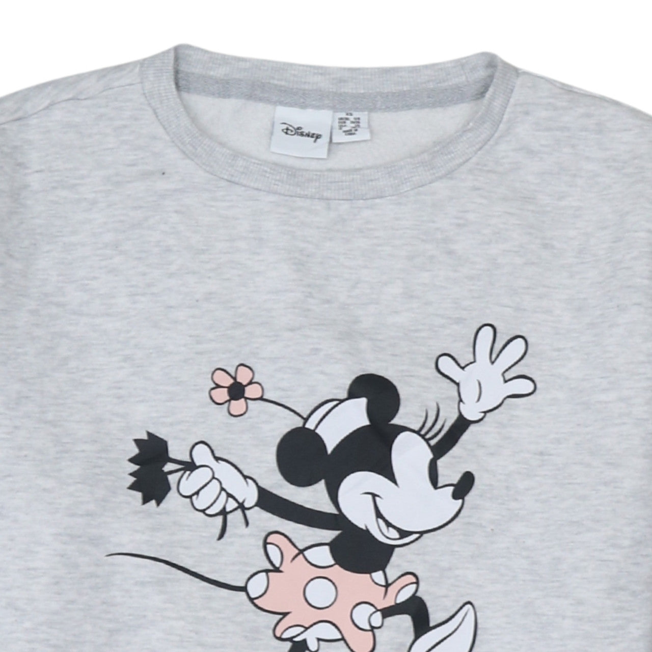 Disney Women’s Grey Minnie Mouse XS Pullover Sweatshirt