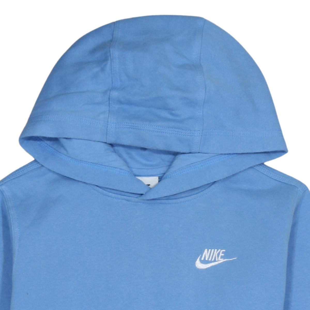 Nike Boys Blue Pullover Hoodie XL (158–170 cm) Cotton Blend Sweatshirt