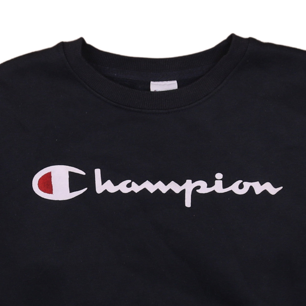 Champion Women's Black Large Crew Neck Pullover Sweatshirt