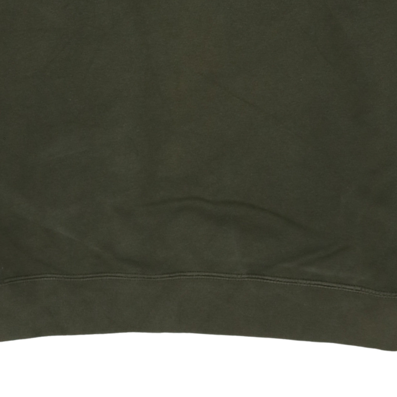 Adidas Mens Green Small Crew Neck Pullover Sweatshirt