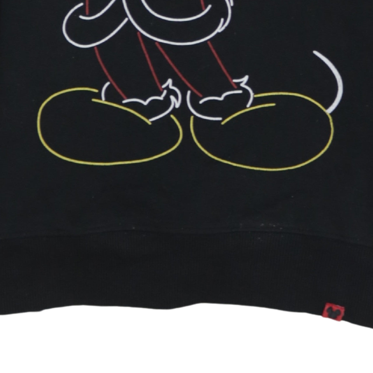 Disney Men's Black Merry Christmas Mickey Sweatshirt S Pullover