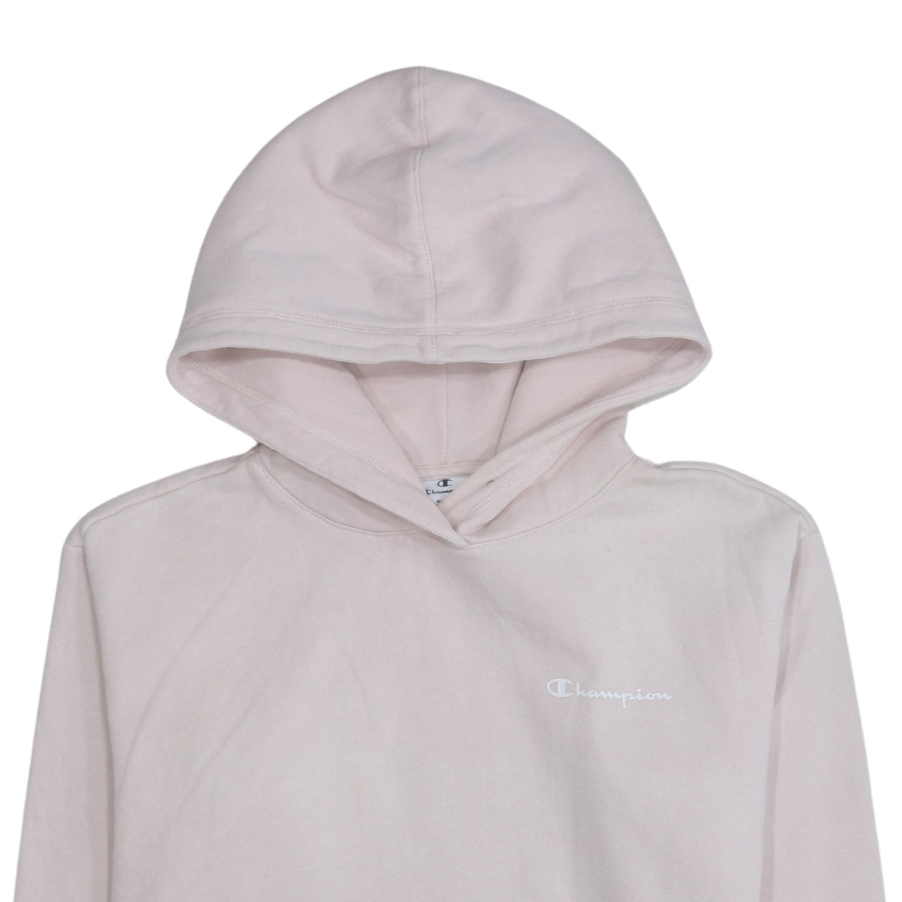 Champion Women's Beige XS Pullover Hoodie Sweatshirt Cotton Blend