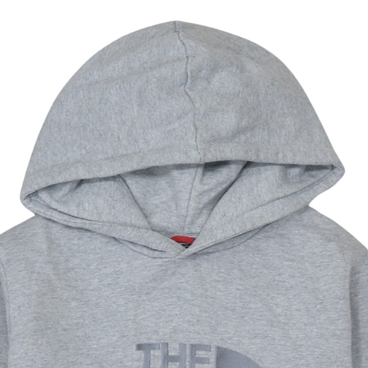 The North Face Boys Grey Pullover Hoodie XL Cotton Blend Youth Sweatshirt