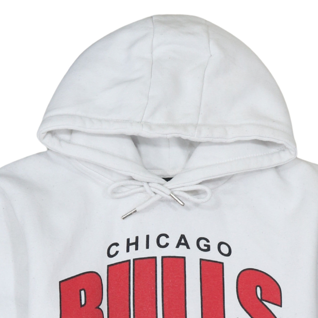Primark NBA Chicago Bulls Men's White Hoodie Size S Pullover Fleece