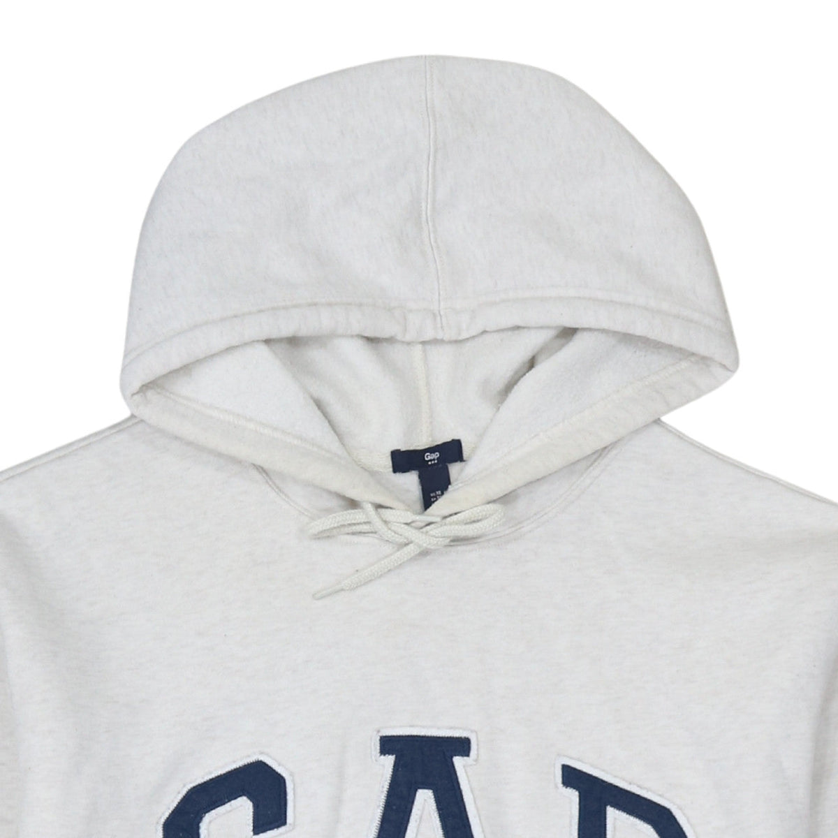 Gap Men's White XL Pullover Hoodie Fleece Sweatshirt Logo